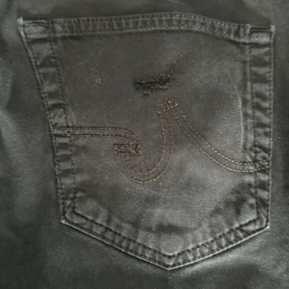 Adriano Goldschmied 34 x 30 Black The Protege Straight Leg Jeans - Picture 8 of 9